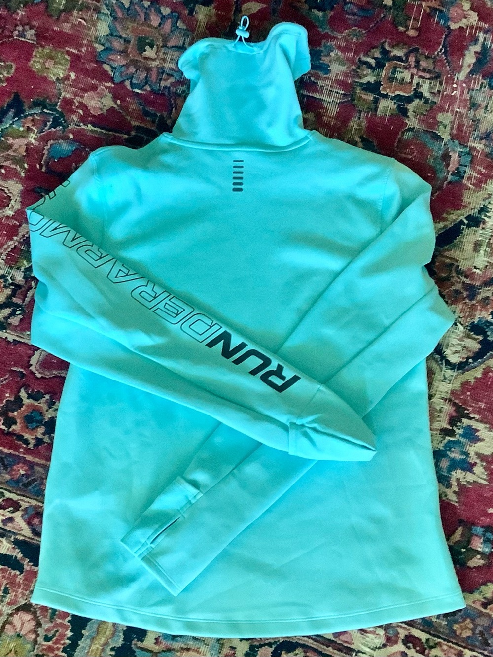 Under Armour Women's Empowered Funnel Neck pullover Blue Sz L NWT - Picture 2 of 8